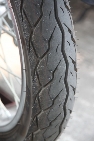 Lateral Motorcycle tire Style の写真素材