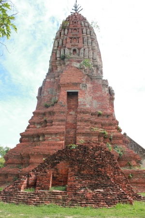 The temple in Ayuttaya,Thailandの写真素材