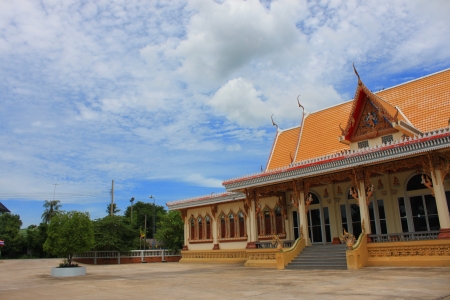 The temple in Ayuttaya,Thailandの写真素材