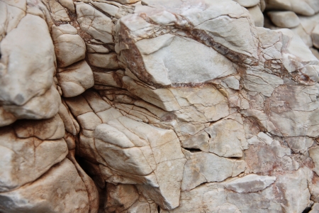 Marble Mountain It has cracks veryの写真素材