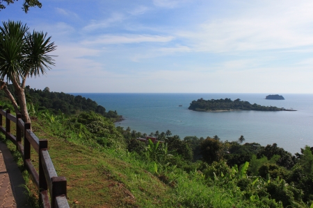 High angle view of the sea の写真素材