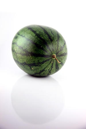The Focus watermelon on white background.の写真素材