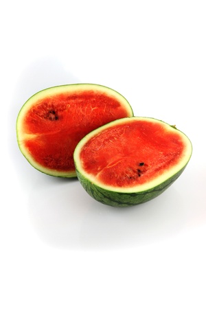 The Focus watermelon on white background.の写真素材