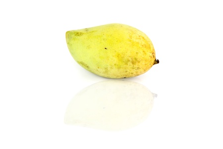 The Ripe mangoes are in the yellow color.の写真素材