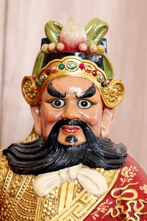 Image of a deity of Chinese in the Sanctuary.の写真素材
