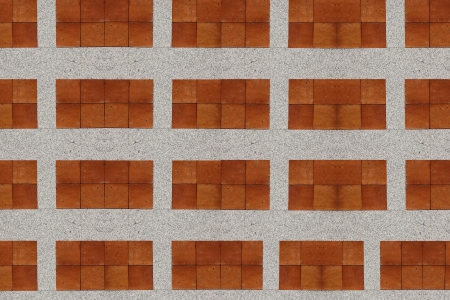 The Picture Stone of wall have a two colors.の写真素材