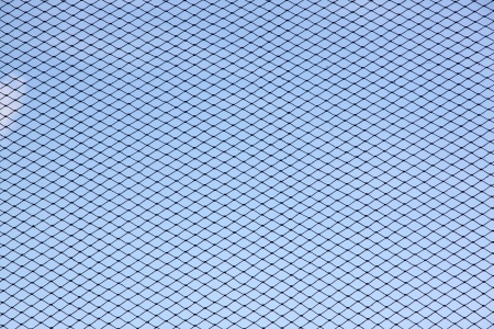 Shot Photos nets with Blue sky background.