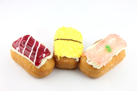 Sushi Donuts on a white background 