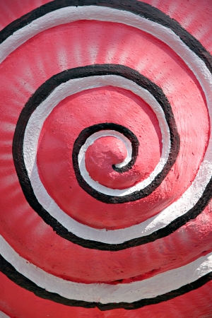 Picture Pattern of Pink colors rolling circle.の写真素材