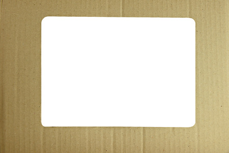 Yellow frame of paper box texture.の写真素材