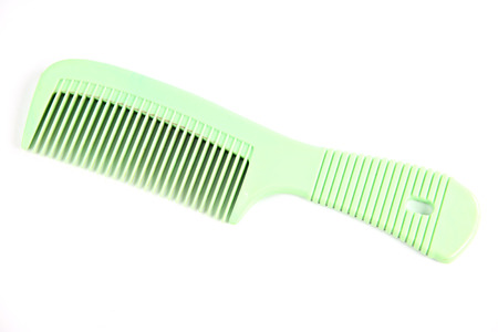 hairbrush isolated on white background.の写真素材