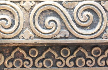 Art Pattern of Brass for background の写真素材