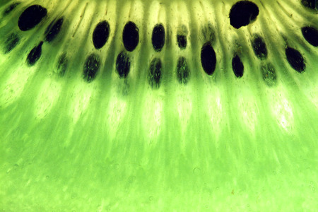 fresh kiwi fruit of macro for the foods background.の写真素材