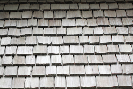 texture of roofing wood for the background.の写真素材