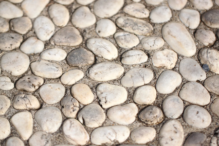 Background of sandstone is arranged on the floor.の写真素材