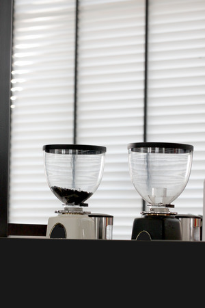 Coffee machine in the Coffee cafe.の写真素材