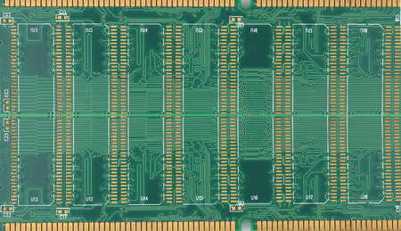 Green of electronic circuit board for the technology background.