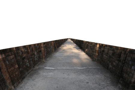 Pavement on a white background.の写真素材
