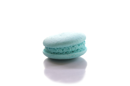 macaroons on white background.の写真素材
