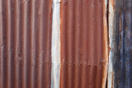 old zinc texture of wall house for background.の写真素材