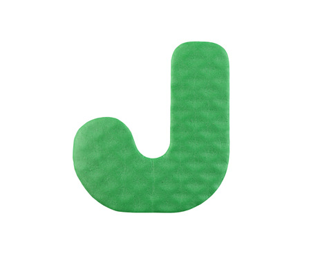 English letters isolated on white background with clipping paths.の写真素材