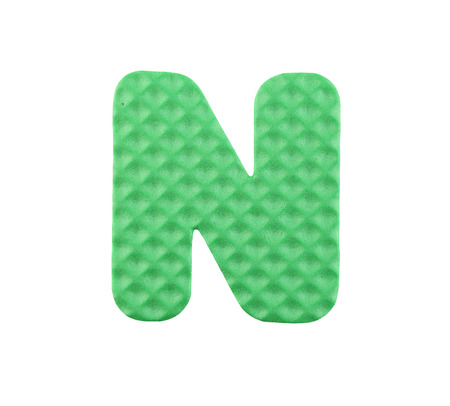 English letters isolated on white background with clipping paths.の写真素材