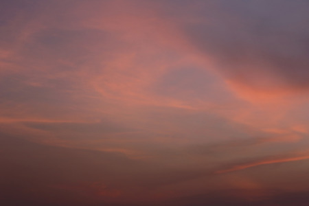 Twilight sky of beautiful in the Thailand summer nature tropical evening.の写真素材