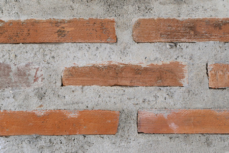 Old brick wall for the background,design and decoration architecture.