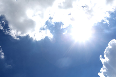 Cloud on blue sky in the daytime of Bright weather for design nature background.