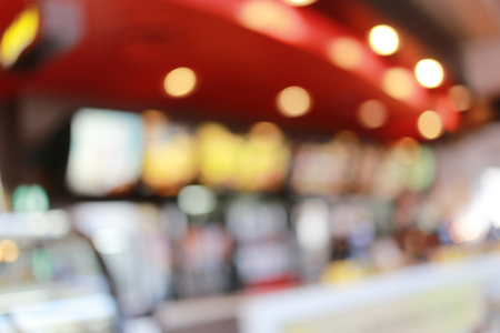 Abstract blur background of Restaurants cafe for design backdrop to Presentation or business promotion.の写真素材