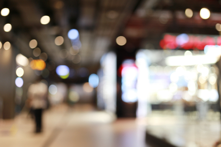 Blurred shopping mall or indistinct department store for the design background.の写真素材