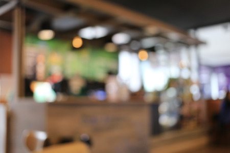 Abstract blur background of Restaurants cafe for design backdrop to Presentation or business promotion.の写真素材