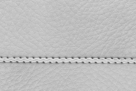 surface of the leather white vintage background for the design backdrop in your work.の写真素材