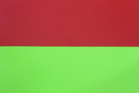 Green and Red of Cardboard art paper with mix texture background for design in your work.の写真素材