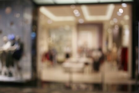 Abstract blur interior background or defocused shopping mall of department store for design in your work backdrop concept.の写真素材