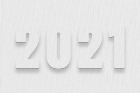 Art paper of 2020 text background for design in your Christmas and New Year concept.の写真素材