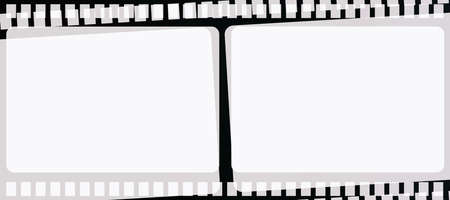 Old film texture background,film camera frame for art design in your work.の写真素材