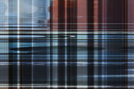 Abstract pattern blue and brown stripes for background design,technology tone for backdrop.の写真素材