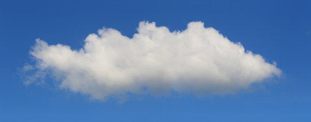 Wide Blue sky with white clouds in the daytime background for design in you work idea concept.