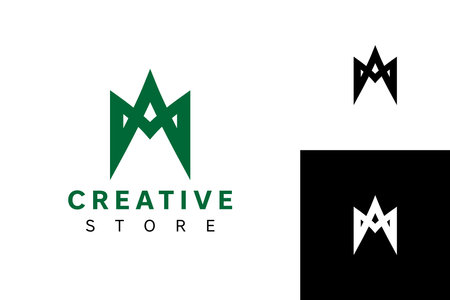 Creative Square Logo Design Vector Template. Abstract Geometric Logo Designのイラスト素材
