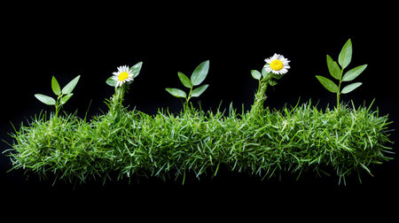 Funny smiley face on paper sheet in hand on blue backgroundの素材