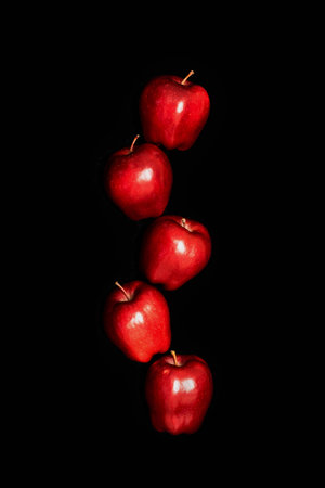 Five Applesの写真素材