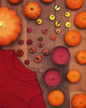 Fall Flatlayの写真素材