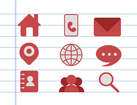 Website Iconsのイラスト素材