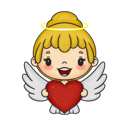 Cute Angelの写真素材