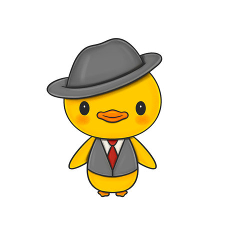Cute Duckの写真素材