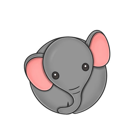 Cute Elephantの写真素材