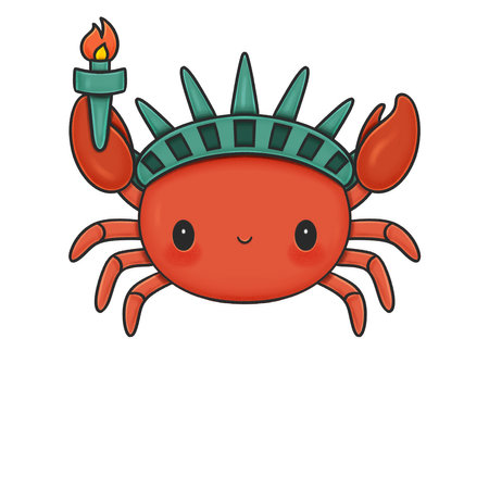 Crab of Libertyの写真素材