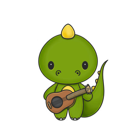 Cute Dinosaurの写真素材