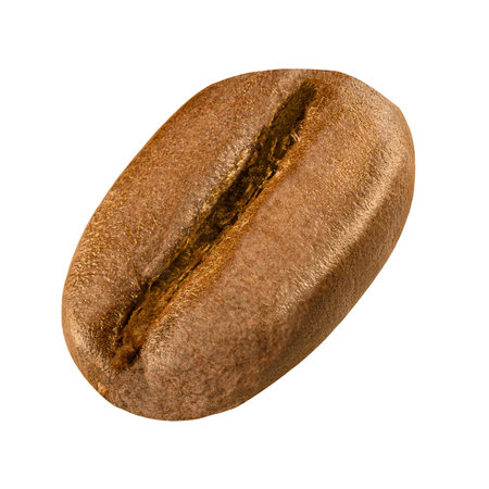 <p>Fresh roasted coffee bean isolated on white</p>の写真素材
